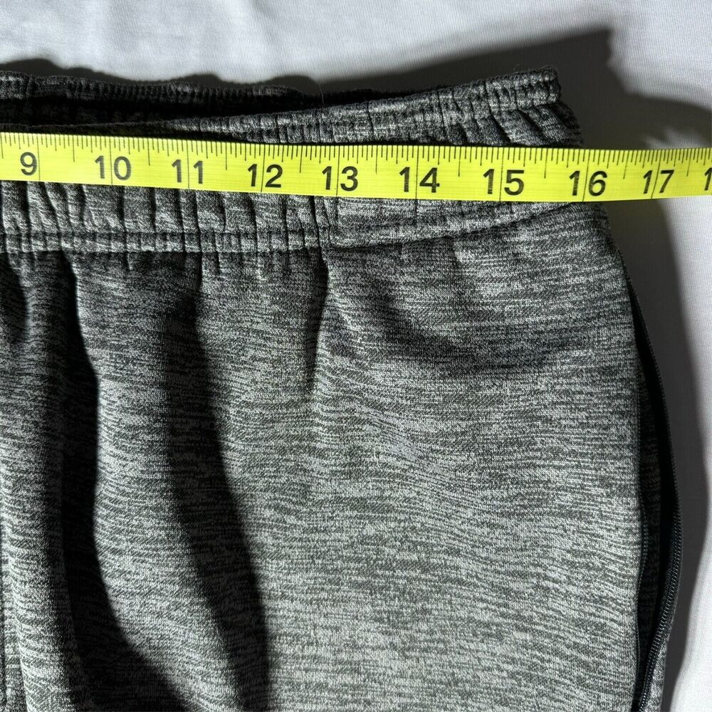 Adidas Sweatpants Mens Medium Climawarm Gray Athletic Logo Streetwear Fleece - Picture 9 of 14